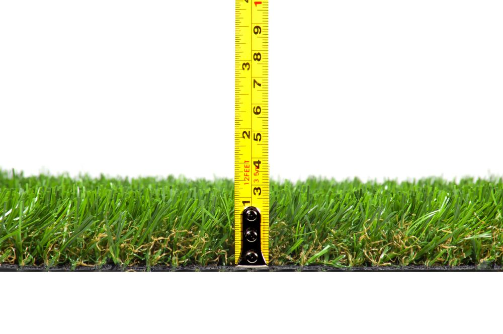 artificial grass on white background isolated