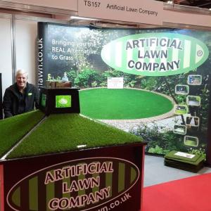 Pedigree Lawn installation at the Discover Dogs show at ExCel