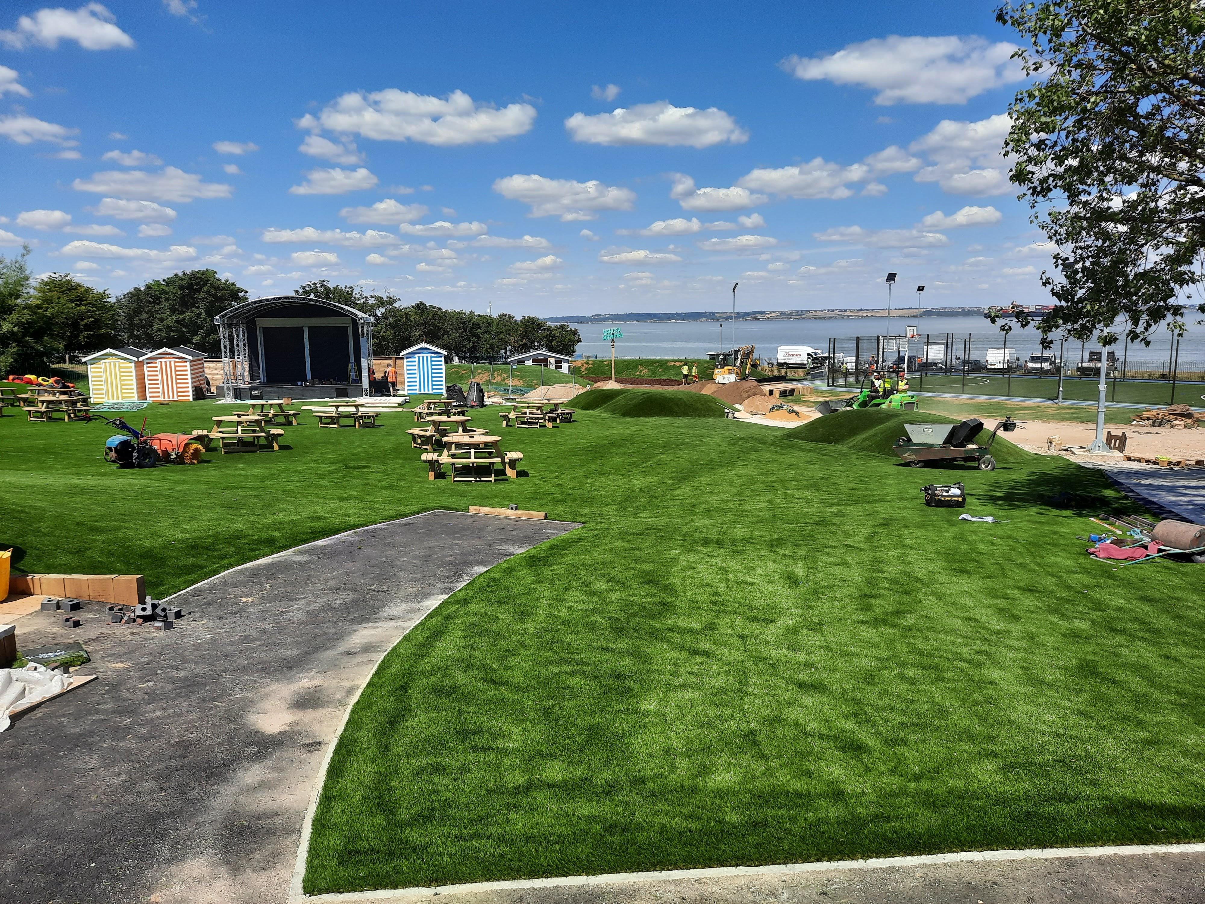Active Lawn Installation to a Holiday Park in Kent