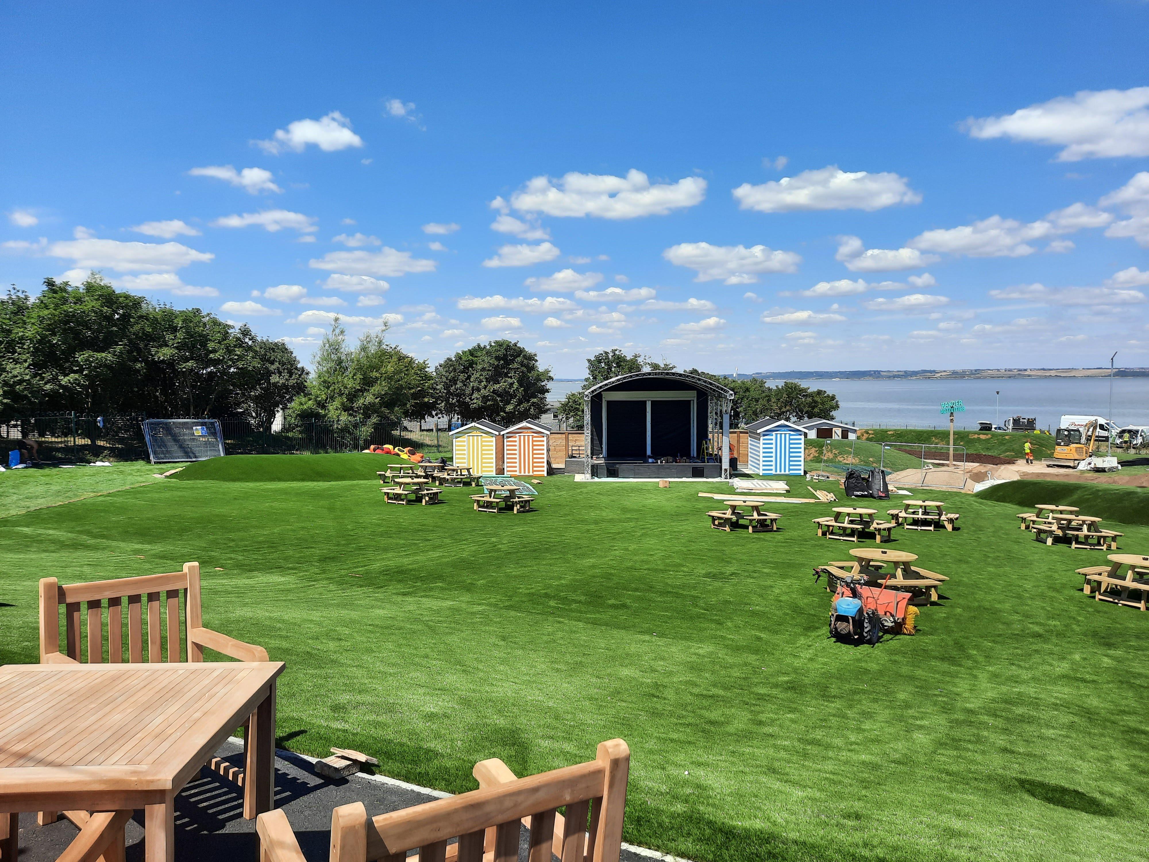 Artificial Lawn Options For Holiday Park Ground Maintenance